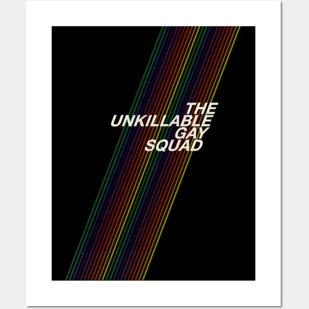 Unkillable Gay Squad - Wynonna Earp Wall Art by viking_elf